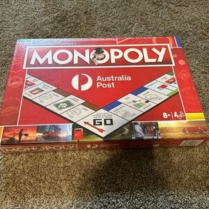 Monopoly Australia Post Edition Board Game - Red